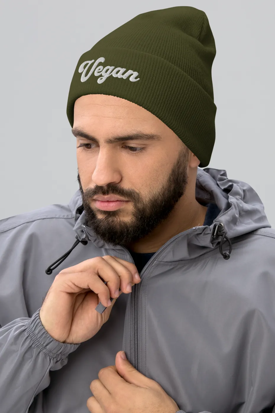 Vegan Cuffed Beanie