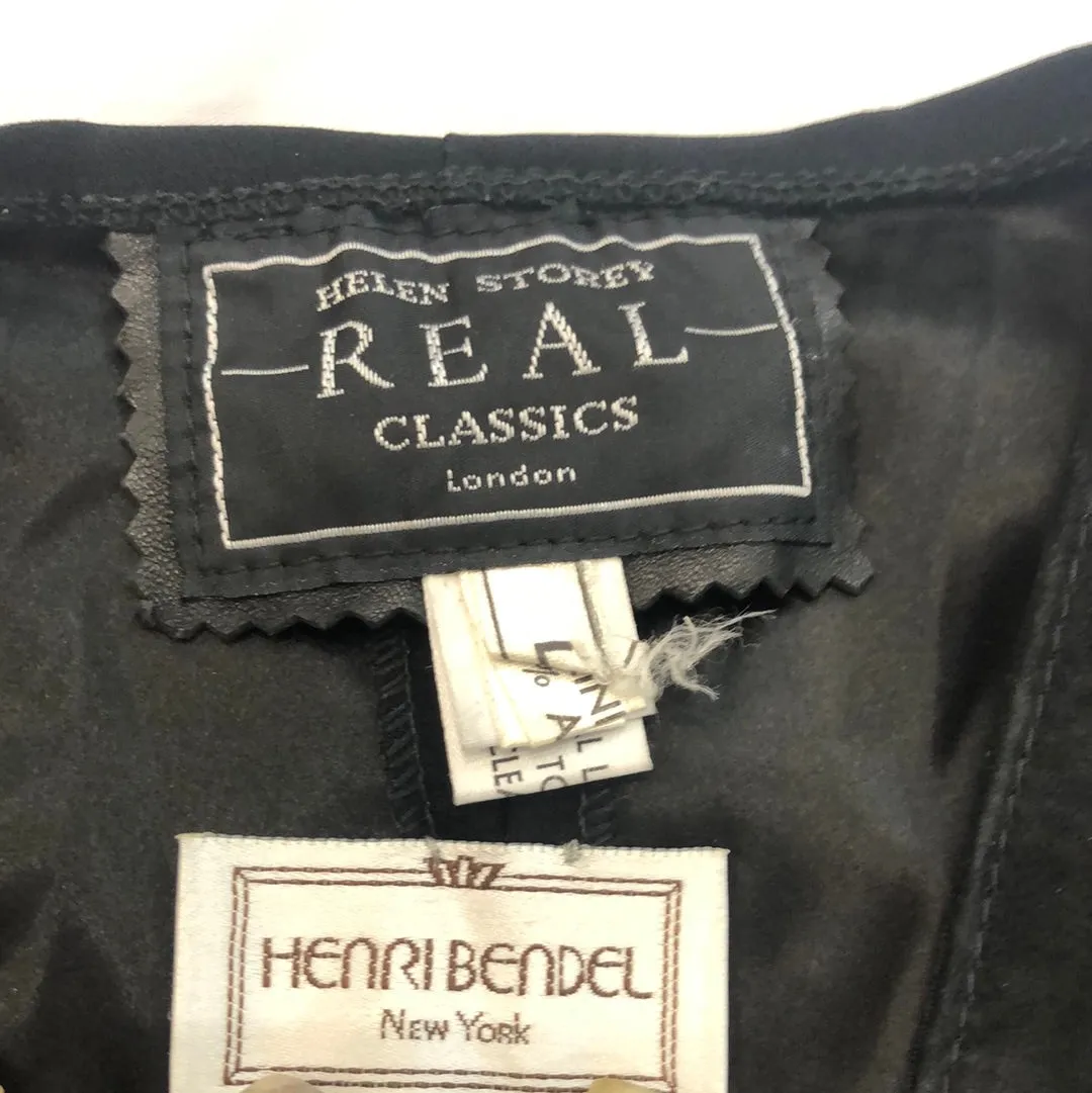 Vintage Henri Bendel Black Wrap Dress