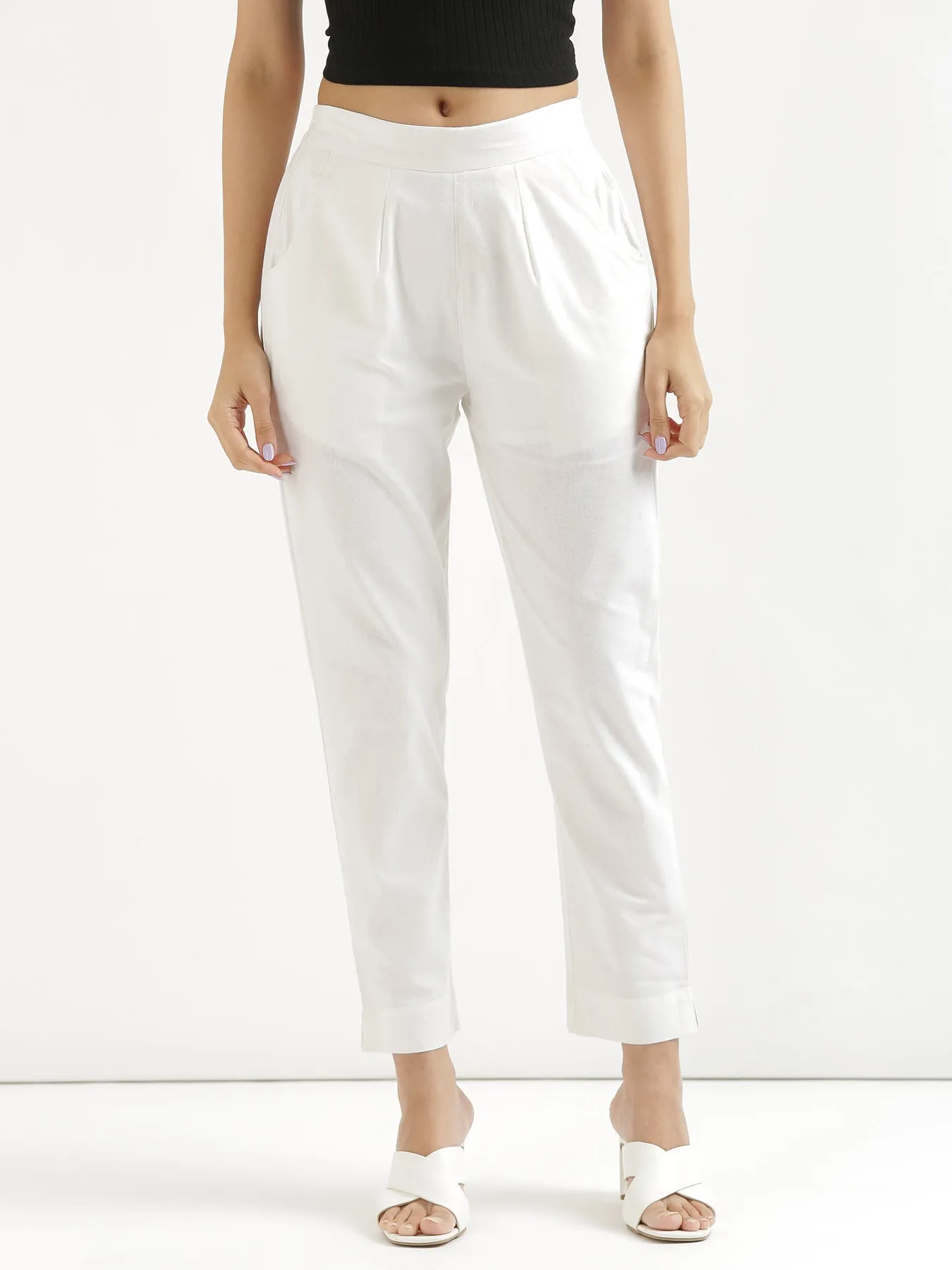 White Cotton Pant