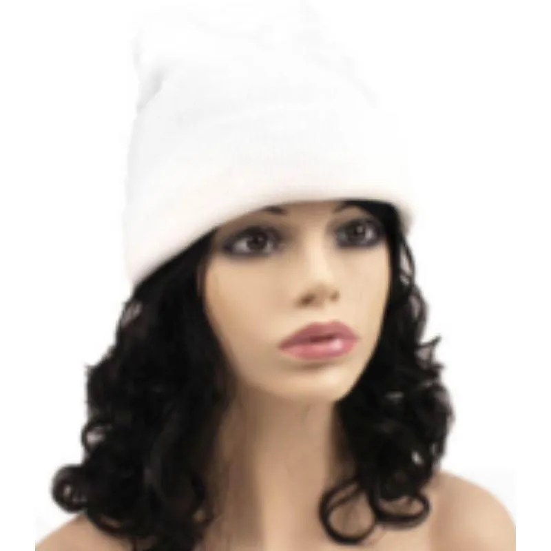 White Fluro Beanie