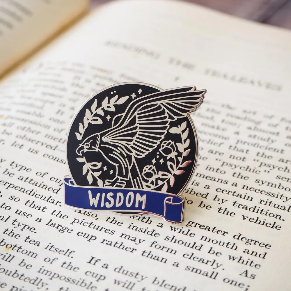 WISE EAGLE ENAMEL PIN