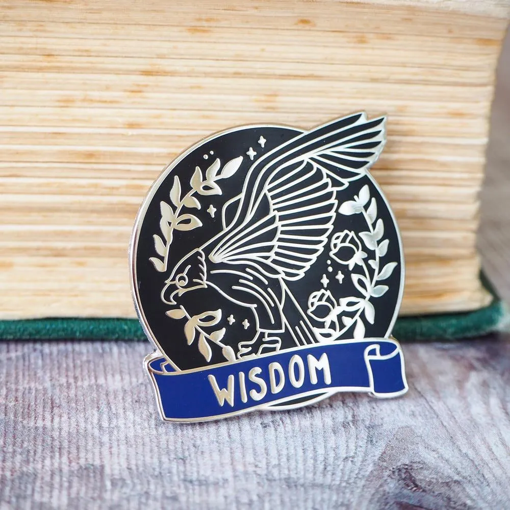 WISE EAGLE ENAMEL PIN