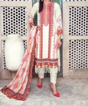 Women "WENA" Digital Printed 3 Piece Unstitched Suit