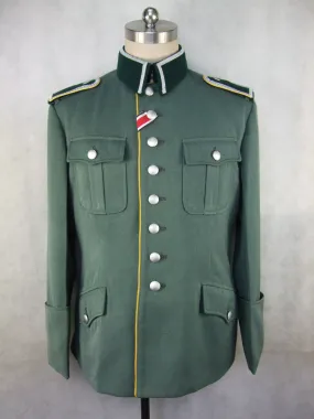 WWII German Wehrmacht WH Gabardine NCO Piped Dress Tunic Jacket